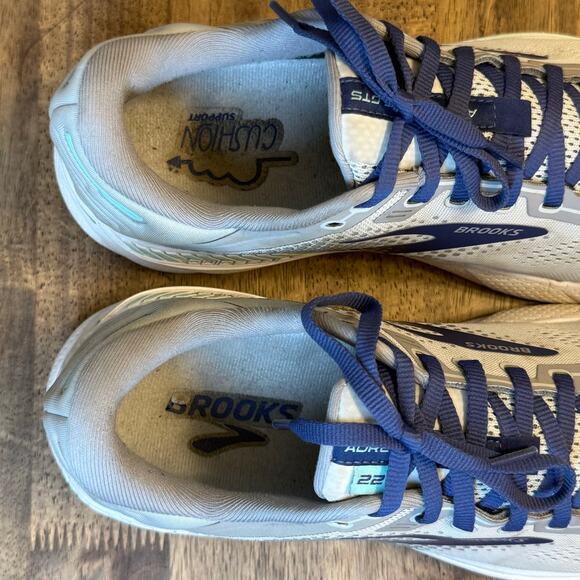 Brooks Adrenaline GTS 22 Shoe Stability Running Walking Gray Women’s Size 11B - Picture 8 of 11